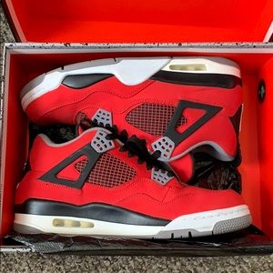 Jordan Retro 4s “red toro”